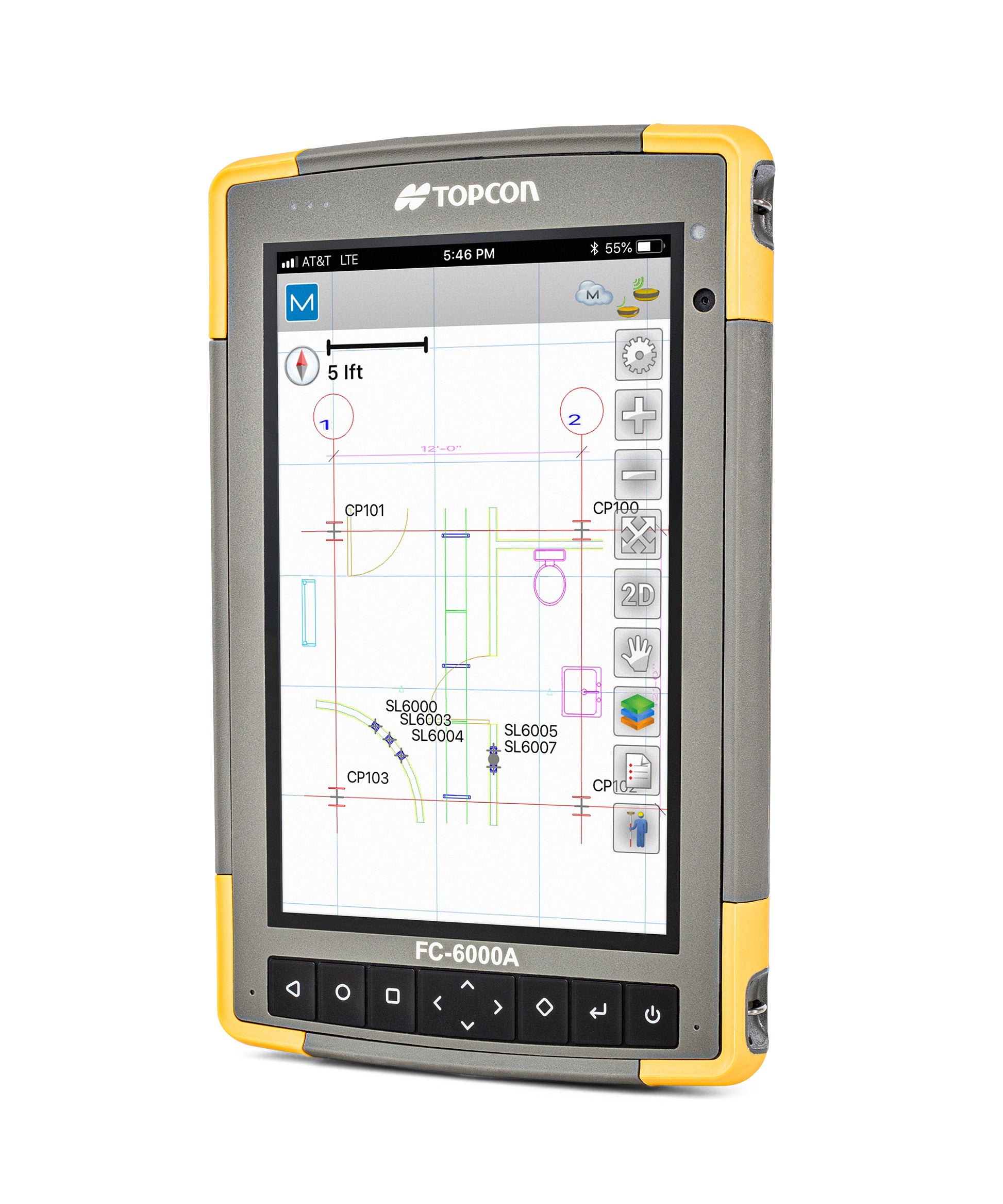 Topcon FC-6000A Rugged Tablet (Android)